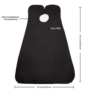 2019 Chinese Manufacturer bib apron Men Beard Apron Cape Facial Hair Nylon Aprons Hairdressing cape For Men