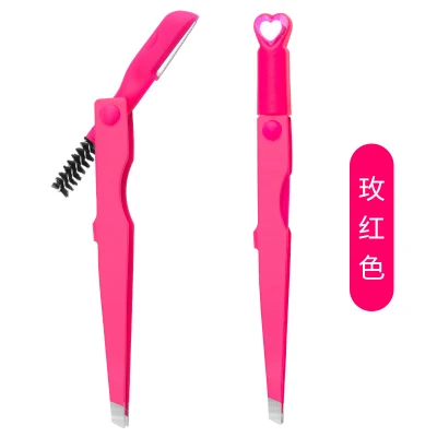 3 in 1 Eyebrow Clip, Eyebrow Brush, Eyebrow Trimmer