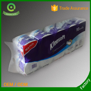 3ply recycled pulp private label toilet paper
