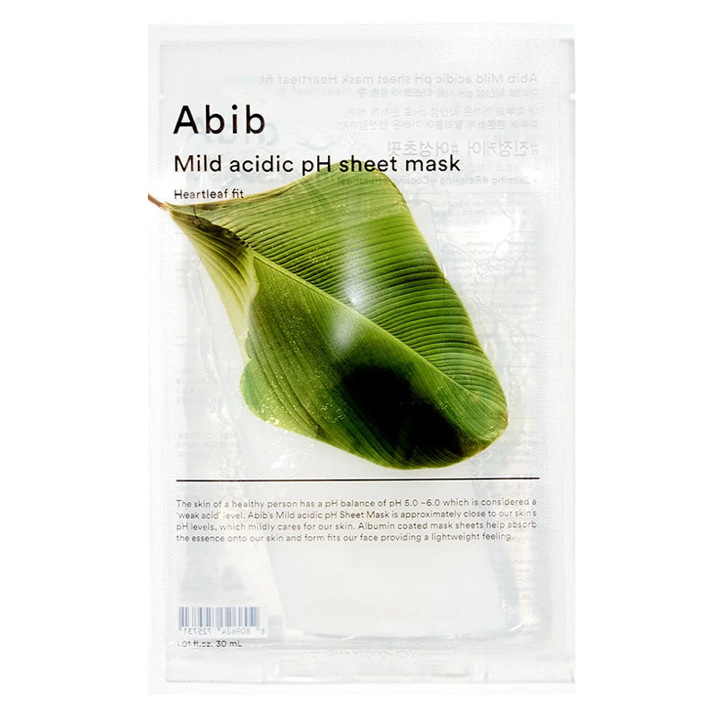 (ABIB) Mild Acidic PH Sheet Mask Heartleaf Fit 30ml