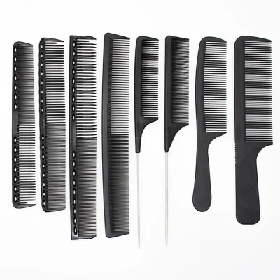 Carbon Hair Comb and Brush Detangler Comb Wide Tooth Comb Detangles Wet or Dry Hair