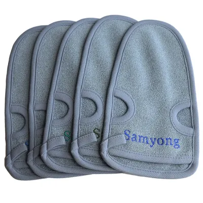 China Factory Body Scrubber Glove Exfoliating Scrubber Dead Skin Mitts