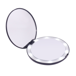 Crystal pocket mirror lighted makeup mirror compact pocket