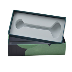 Custom Logo Jade Crystal Rose Quartz Face Roller packaging box skin care tool packaging box lid and base box with foam
