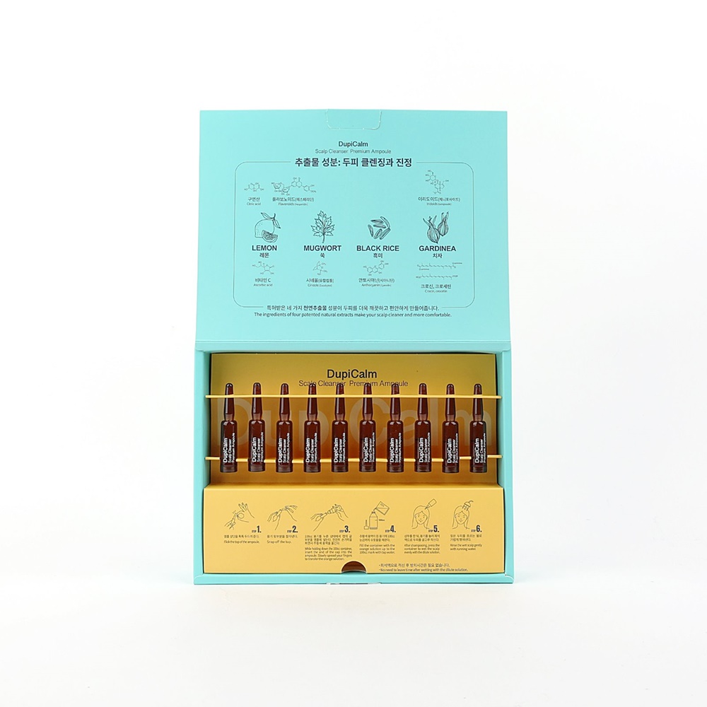 DupiCalm Scalp Cleanser Premium Ampoule 10 (10 single-use ampoules) scalp care hair care hair color 