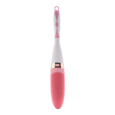 Electric Long-Handled Bath Brush Rechargeable Silicone Bath Brush Bath Massager Electric Brush