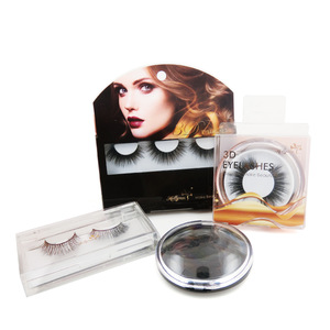 False Eyelashes Wholesale Mink Lash Strips  Custom Packaging  Box Round Eyelash Packaging Circle Eyelash Box Private Label Box