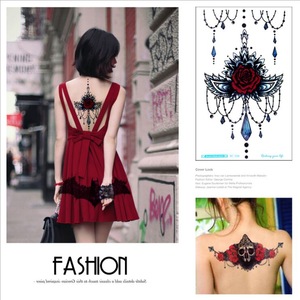 Fashionable Waterproof Unique Design Temporary Body Art Tattoo Sticker