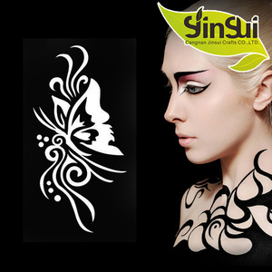 hot sale low price henna sticker tattoo stencils