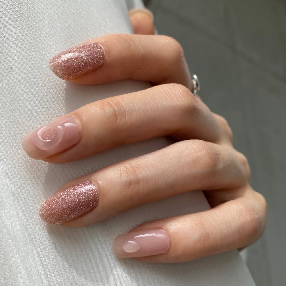 KEEPU CUSTOM NAIL STRIP PALE MAUVE GEL TUBE