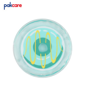 kids dino printed cold hot gel pack round  durable cake design soothing therapy microwave heated gel pad mini cooling ice pack