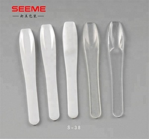 makeup tools small spatula plastic cream spatula