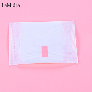 Manufacturer biodegradable women soft cotton winged sanitary napkin italy