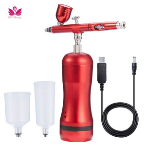 Mini Air Compressor Kit Air-Brush paint Spray Gun Airbrush For Nail Art Desgin Tattoo Craft Cake Tool Set