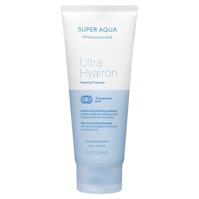 MISSHA SUPER_AQUA_ULTRA_HYALRON_FOAMING_CLEANSER