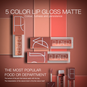 Multi New Liquid 5 Colors Private Label Cosmetics Lip Gloss Suit