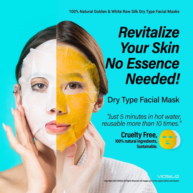 Natural non woven raw silk face mask. Skin care, Face mask, Facial mask, Natural sheet mask
