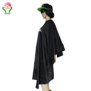 New Arrival Professional Satin Polyester waterproof Hair Salon Capes, Cutting Customized Barber Capes