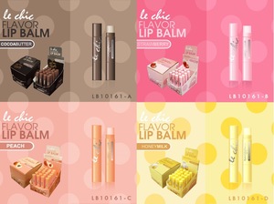 OEM COSMETIC MAKEUP FRUIT FLAVOR LIP BALM