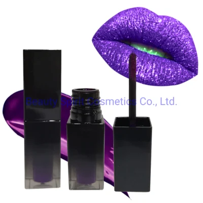 OEM Customized Cosmetics Makeup Glitter Long Lasting Liquid Lipstick