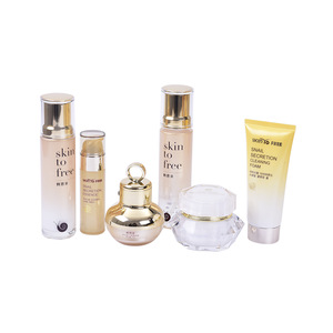 OEM face care baby korean cosmetics snail mucus skin care set