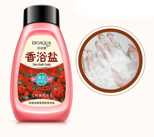OEM ODM BIOAQUA Rose extract deep cleansing Firming nourishing Shower Gel body care bath salt