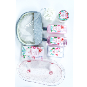 Plastic Bathtub Private Label Herb Skin Care Luxury Corporate Rose Gift 2021 Bath Set