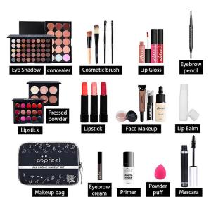 Primary Makeup Set Waterproof Reliable Beginner Cosmetic Kit Beginner Makeup Cosmetic Set Makeup Concealer Retouching