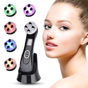 Professional RF 5 In 1 Micro current Facial Skin Tightening Lift Machine EMS RF Face Skin Lifting Device