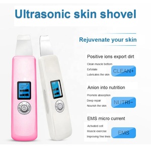 Skin Care Beauty Machine Ultrasonic Peeling Face Cleaning Massager Skin Scrubber