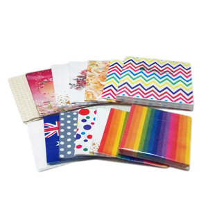 Solid colors printed paper napkins with good quality and competitive price