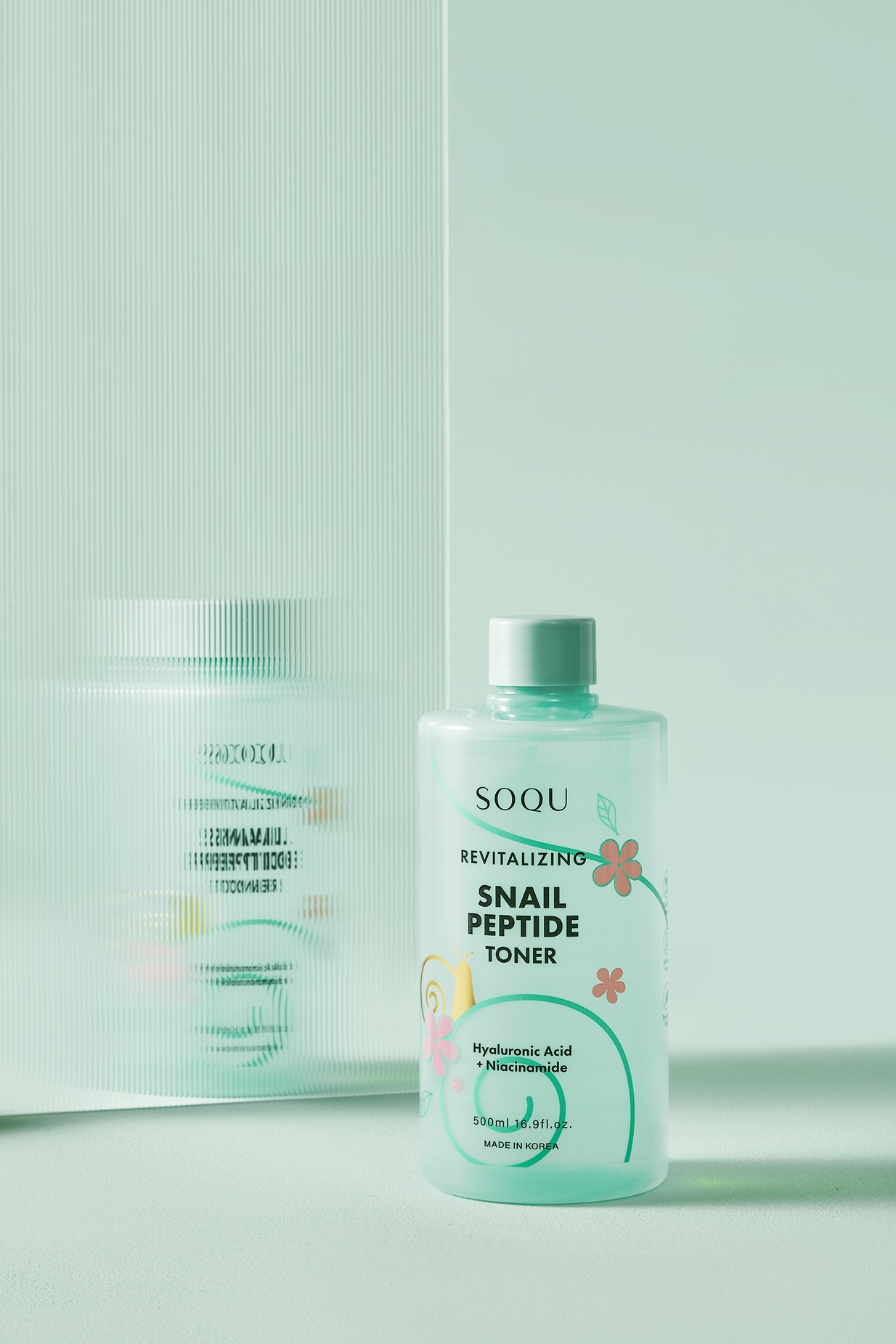 SOQU REVITALIZING SNAIL PEPTIDE Lines(Cream, Serum, Toner, Mask, Essence, Eye Cream, Cleanser)