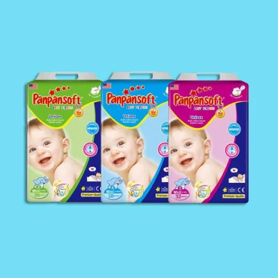Super Absorbency and Dry All Day Infant Kids Diaper Manufacturers in China