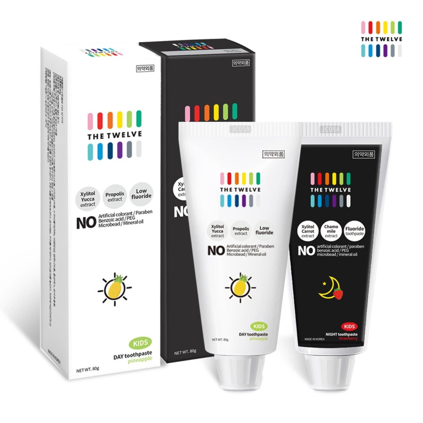 The Twelve Kids Toothpaste Day and Night 