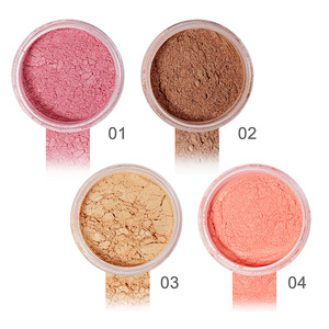 Trending Products 4 Color Loose powder highlighter makeup private label pigmented makeup foundation for all skin