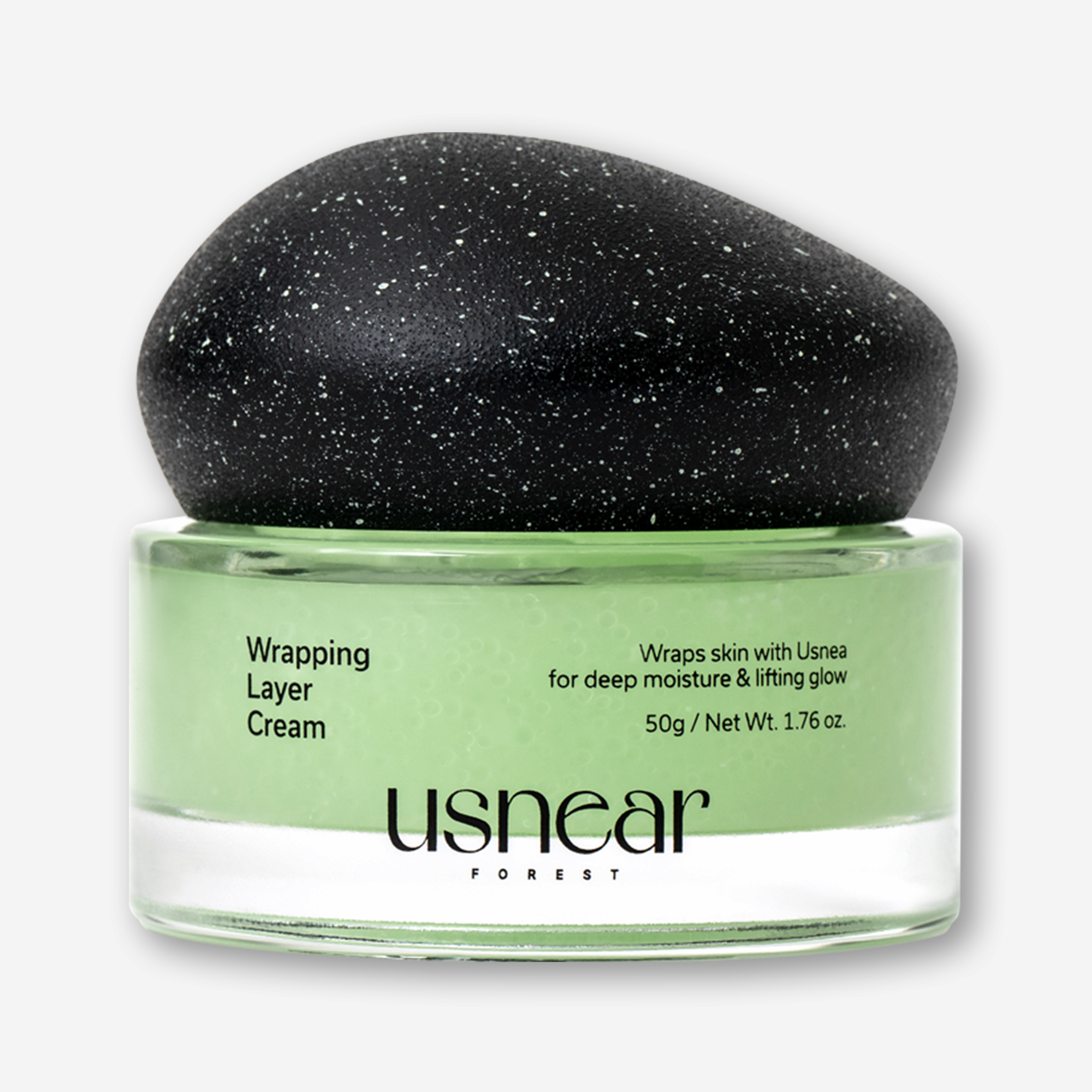 Usnear Wrapping Layer Cream 50ML Vegan PDRN Capsule Moisturizer for Elasticity, Hydration, Wrinkles