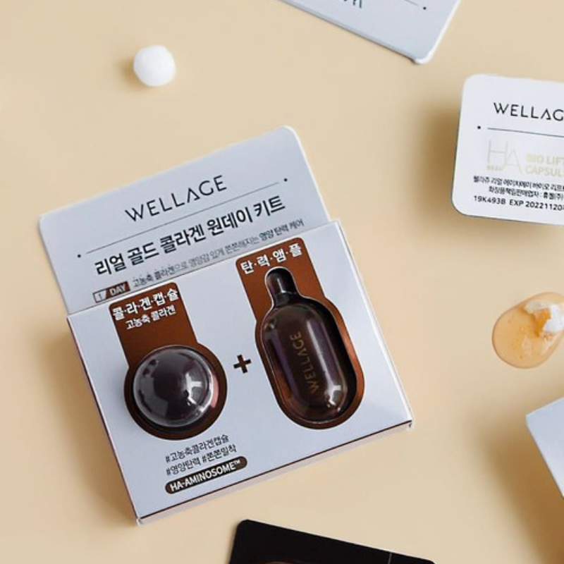 (Wellage) Real Gold Collagen One Day Kit