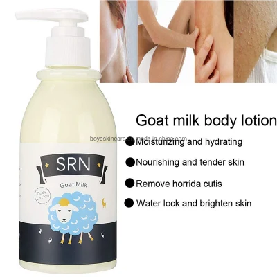 Wholesale Goat Milk Body Lotion Cream Moisturizer Nourishing Skin Repair Body Lotions for Women