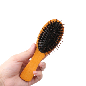 Wood Boar Bristle Soft Boar Bristle Hair Brush For women wooden boar bristle hair brush