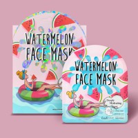 lookATME WATERMELON TENCEL FACE MASK