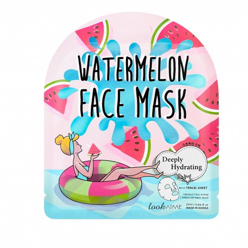 lookATME WATERMELON TENCEL FACE MASK