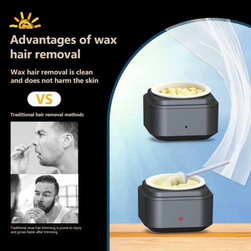 LOVECRAZY-Mini wax heater kits wax wamrer  waxing kits（Round and Square）
