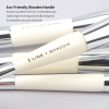 Private Label 4 Piece Dual Ended Professional Makeup Brushes Set Multi-Use Travel Cosmetic Tools Kit with Printed Functional Labels