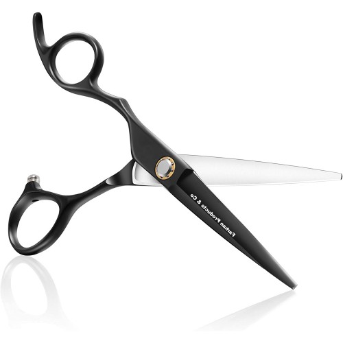 Stainless steel facial hair shears cutting mustache eyebrow trimming salon razor edge barber beard scissors