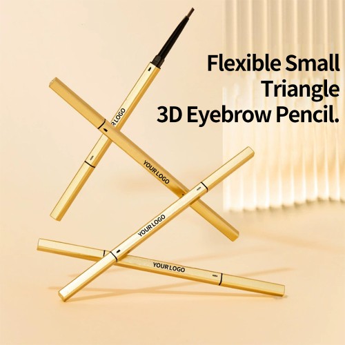 Private Label Rotatable Eyebrow Pencil With Brush OEM ODM,Waterproof Hypoallergenic,Natural Long Lasting,Custom Tube & Core Color,FDA & CPNP Compliant