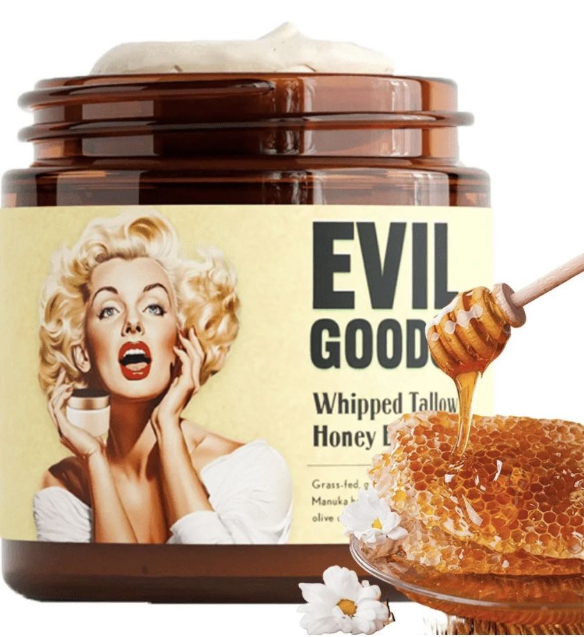Beef tallow honey balm for face