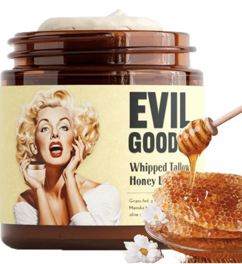 Beef tallow honey balm for face