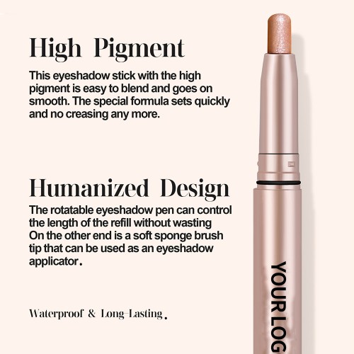 Private Label Dual‑ended Eyeshadow & Eyeliner Stick OEM ODM,Waterproof Hypoallergenic,Smooth Natural Color,Multi‑use,Custom Tube & Shade,FDA & CPNP Compliant