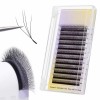 3D 4D 5D W Korean PBT Fiber Vegan Natural Long Eyelashes Premade Clover Premium Weave Lash Extension Trays