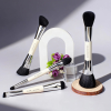 Private Label 4 Piece Dual Ended Professional Makeup Brushes Set Multi-Use Travel Cosmetic Tools Kit with Printed Functional Labels